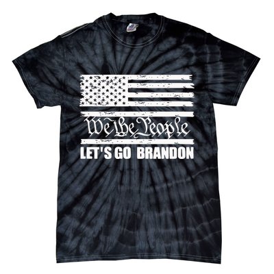 We The People Lets Go Brandon Usa Flag Tie-Dye T-Shirt