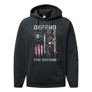 We The People Defend The Second Pro 2nd Amendment Rights Performance Fleece Hoodie