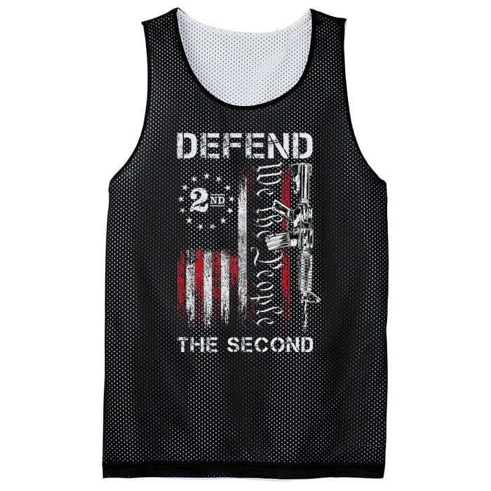 We The People Defend The Second Pro 2nd Amendment Rights Mesh Reversible Basketball Jersey Tank