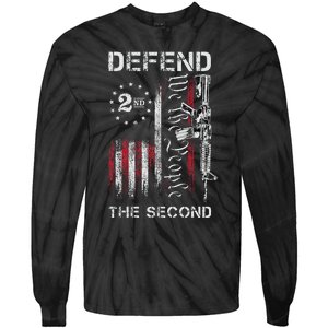 We The People Defend The Second Pro 2nd Amendment Rights Tie-Dye Long Sleeve Shirt