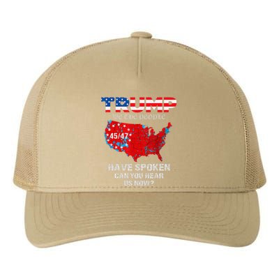 We The People Have Spoken Map Of 2024 Election Results Maga Yupoong Adult 5-Panel Trucker Hat