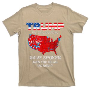 We The People Have Spoken Map Of 2024 Election Results Maga T-Shirt