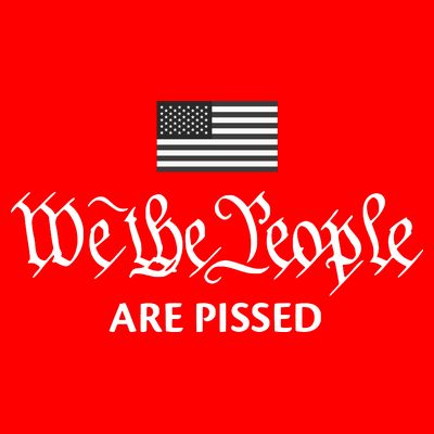 We The People Are Pissed Preamble Constitution Political T-Shirt