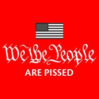 We The People Are Pissed Preamble Constitution Political Zip Tote Bag