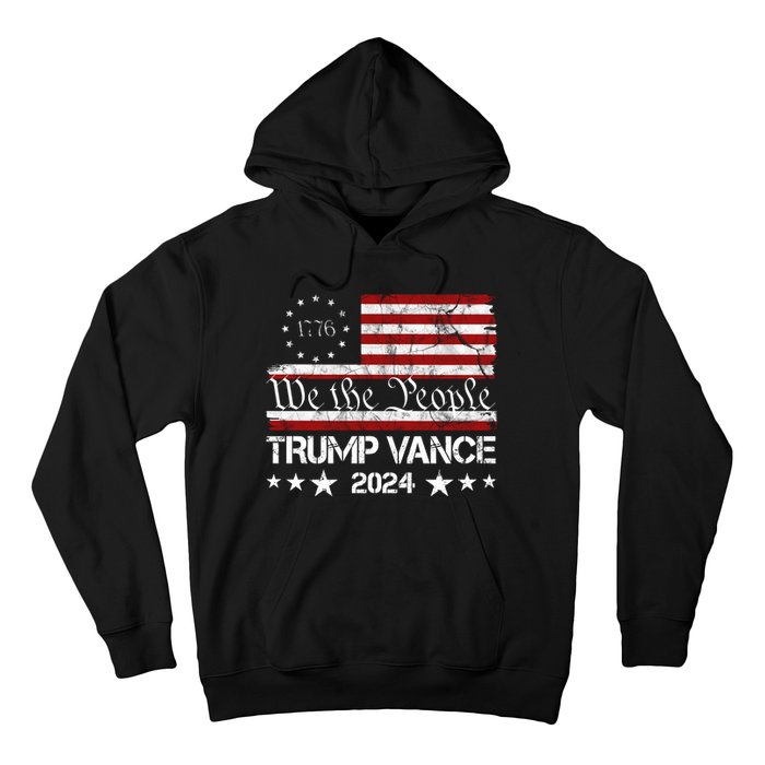 We The People Trump Vance 2024 Vintage Usa Election Hoodie