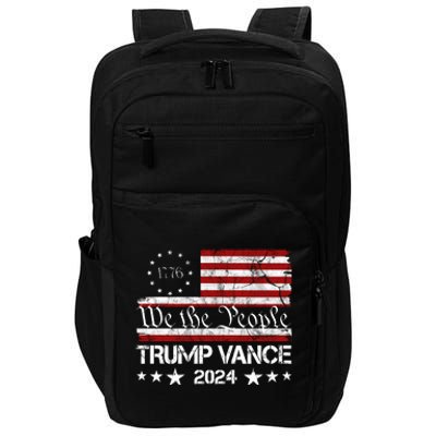 We The People Trump Vance 2024 Vintage Usa Election Impact Tech Backpack