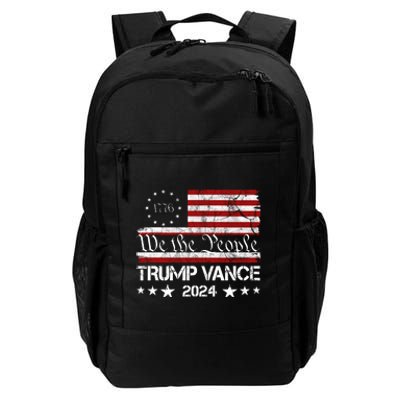 We The People Trump Vance 2024 Vintage Usa Election Daily Commute Backpack