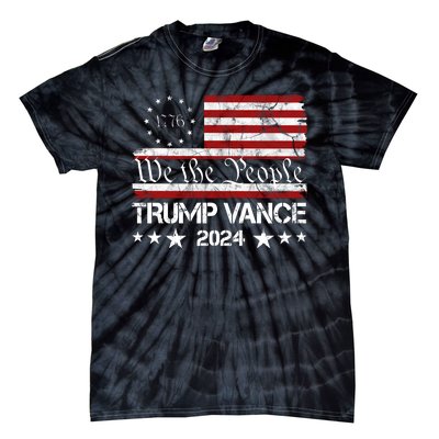 We The People Trump Vance 2024 Vintage Usa Election Tie-Dye T-Shirt