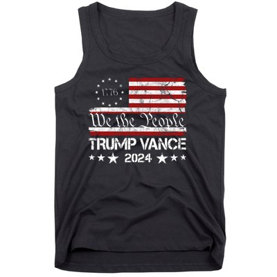 We The People Trump Vance 2024 Vintage Usa Election Tank Top