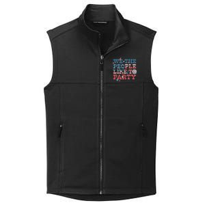 We The People Like To Party | 4th Of July Collective Smooth Fleece Vest