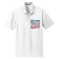 We The People Like To Party | 4th Of July Dry Zone Grid Polo