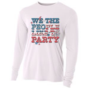 We The People Like To Party | 4th Of July Cooling Performance Long Sleeve Crew