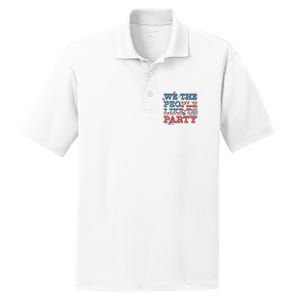 We The People Like To Party | 4th Of July PosiCharge RacerMesh Polo