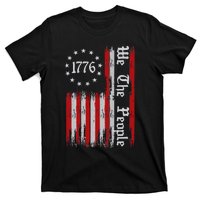 We The People 1776 Distressed Usa American Flag T-Shirt