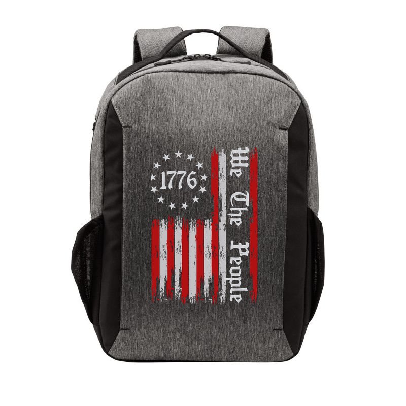 We The People 1776 Distressed Usa American Flag Vector Backpack