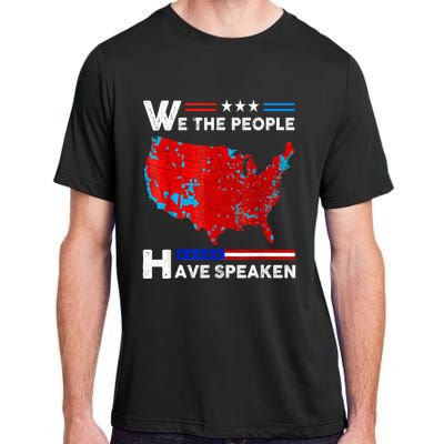 We The People Have Spoken Map Of 2024 Election Results Adult ChromaSoft Performance T-Shirt