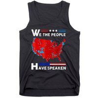 We The People Have Spoken Map Of 2024 Election Results Tank Top