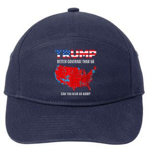 We The People Have Spoken Map Of 2024 Election Results Maga 7-Panel Snapback Hat