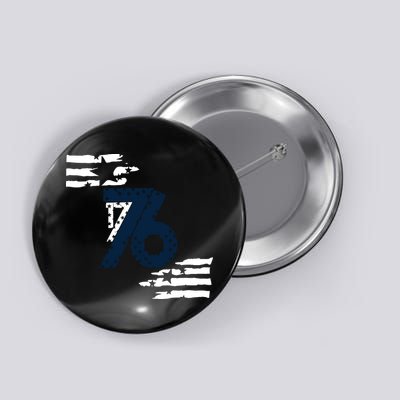 We The People 1776 American Flag Button