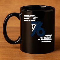 We The People 1776 American Flag 11oz C Handle Ceramic Mug