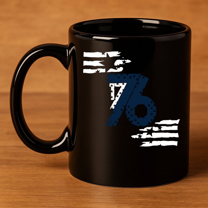 We The People 1776 American Flag 11oz C Handle Ceramic Mug