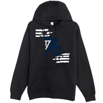 We The People 1776 American Flag Premium Pullover Hoodie