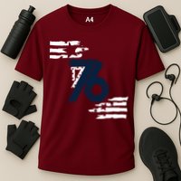 We The People 1776 American Flag Cooling Performance Crew T-Shirt