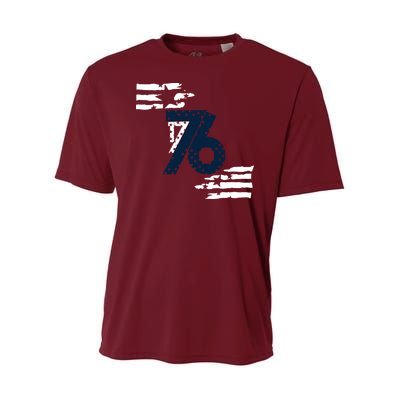 We The People 1776 American Flag Youth Performance Sprint T-Shirt