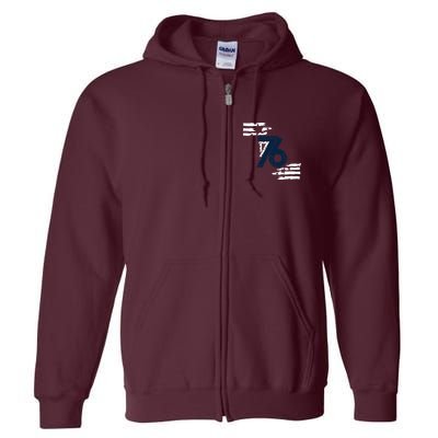 We The People 1776 American Flag Full Zip Hoodie