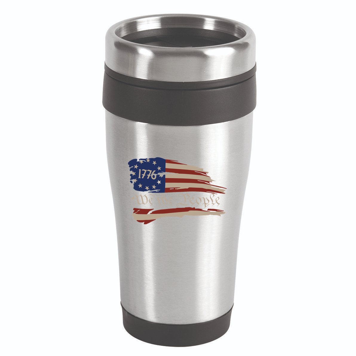 We The People 1776 Founding Fathers Constitution American 16oz Travel Tumbler