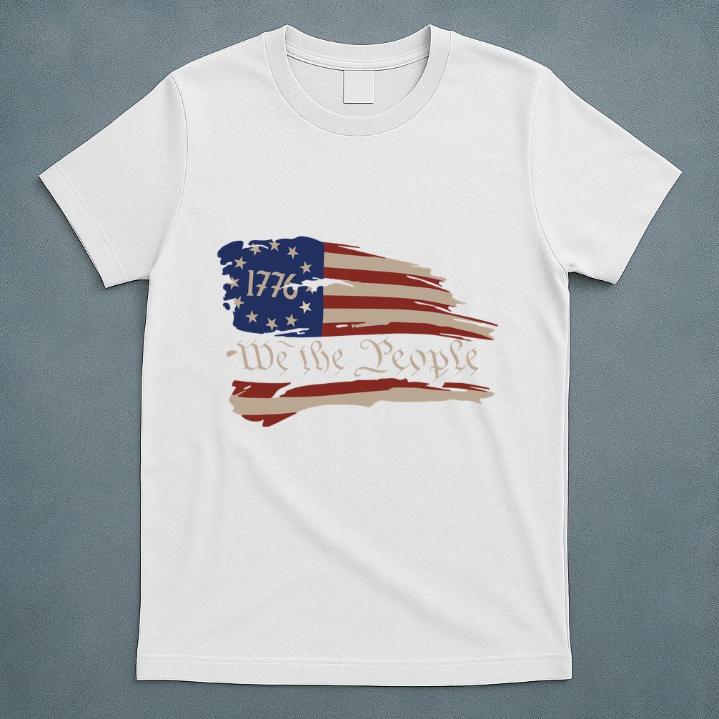 We The People 1776 Founding Fathers Constitution American T-Shirt