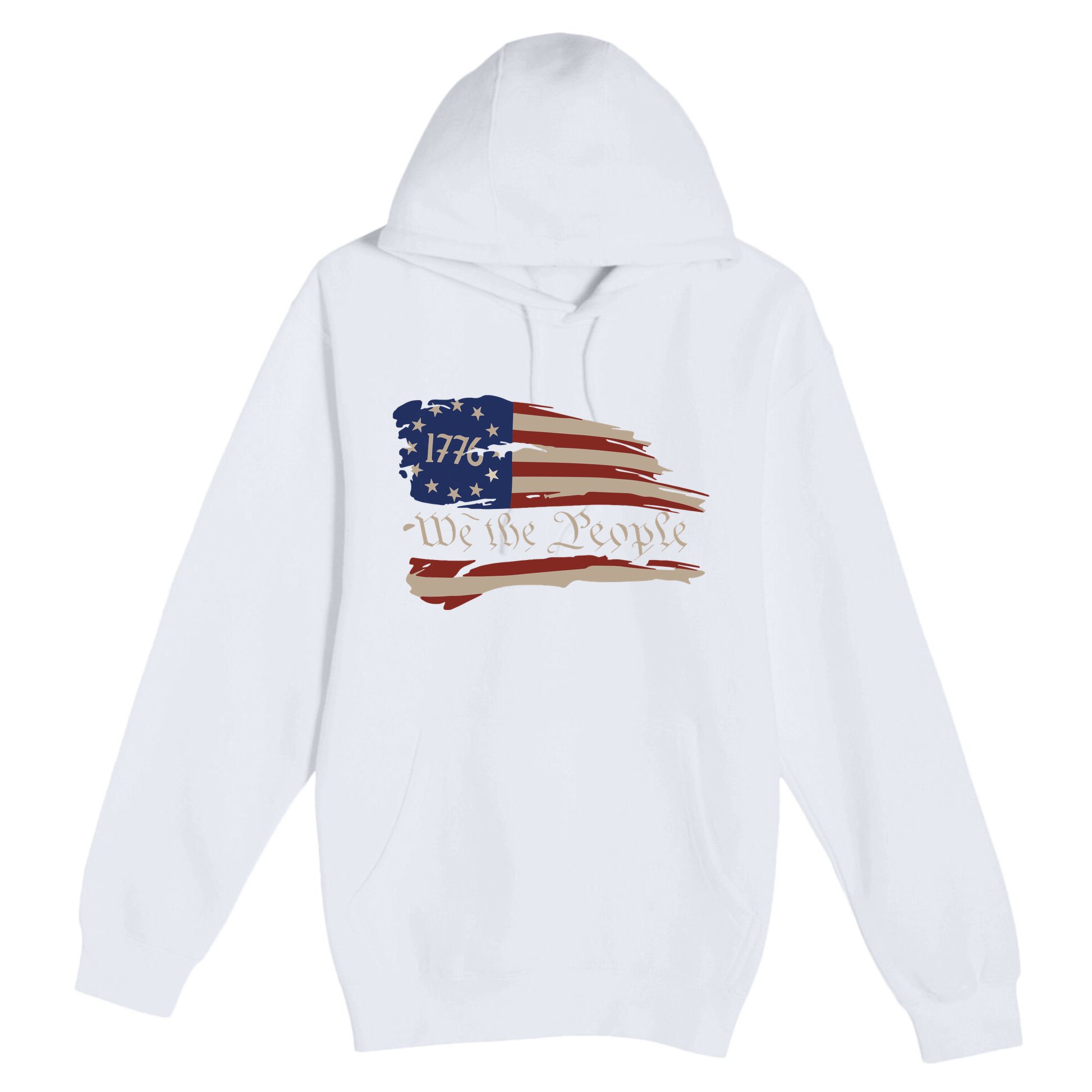 We The People 1776 Founding Fathers Constitution American Premium Pullover Hoodie