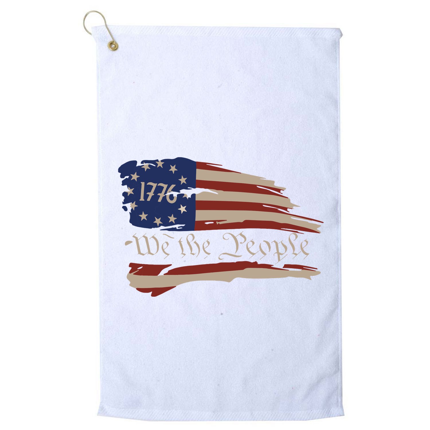 We The People 1776 Founding Fathers Constitution American Golf Towel