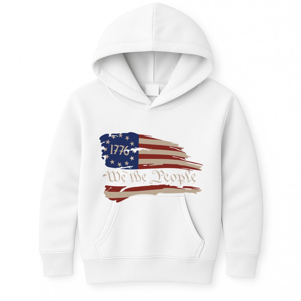 We The People 1776 Founding Fathers Constitution American Kids Hoodie