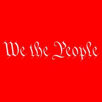 We The People USA Preamble Constitution America 1776 V-Neck T-Shirt