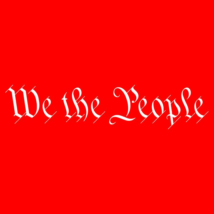 We The People USA Preamble Constitution America 1776 V-Neck T-Shirt
