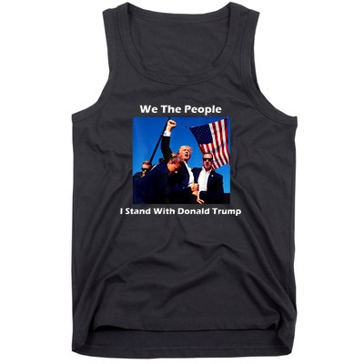 We The People I Stand With Donald Trump Tank Top