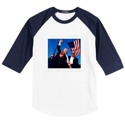 We The People I Stand With Donald Trump Baseball Sleeve Shirt