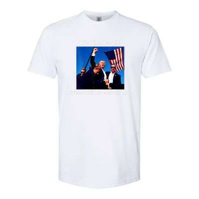 We The People I Stand With Donald Trump Softstyle CVC T-Shirt