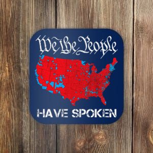 We The People Have Spoken Trump 2024 Election Map Coaster