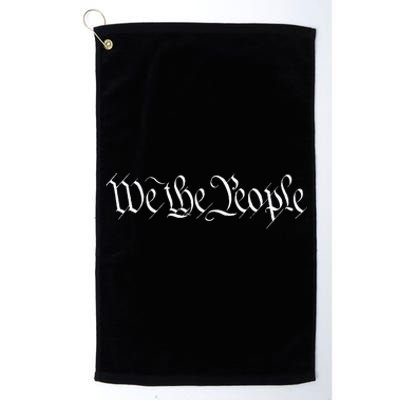 We The People Founding Fathers Constitution American Platinum Collection Golf Towel