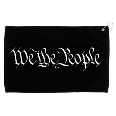 We The People Founding Fathers Constitution American Grommeted Golf Towel