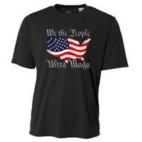 We The People Ultra Maga Pro Trump Conservative GOP US Flag Cooling Performance Crew T-Shirt