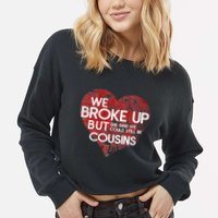 White Trash Party Attire Cousins Trailer Trash Redneck Cropped Pullover Crew