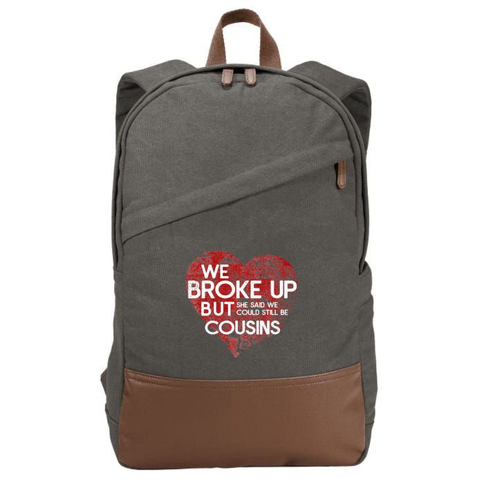 White Trash Party Attire Cousins Trailer Trash Redneck Cotton Canvas Backpack