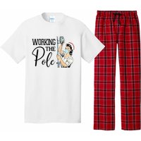 Working The Pole Funny ER Nurse Life Emergency Room Nursing Pajama Set