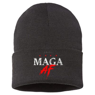 We The People Maga Af Sustainable Knit Beanie