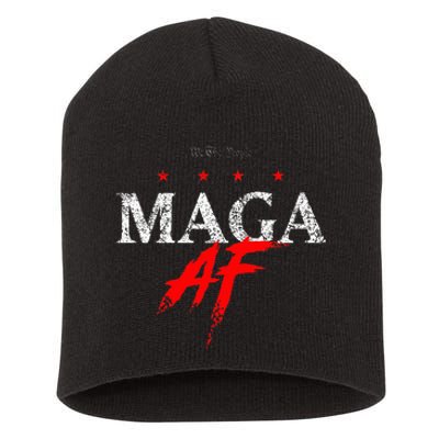 We The People Maga Af Short Acrylic Beanie