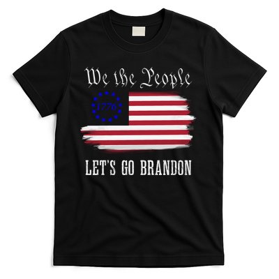 We The People LetS Go Brandon American Flag Gift T-Shirt