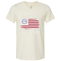 We The People LetS Go Brandon American Flag Gift V-Neck T-Shirt